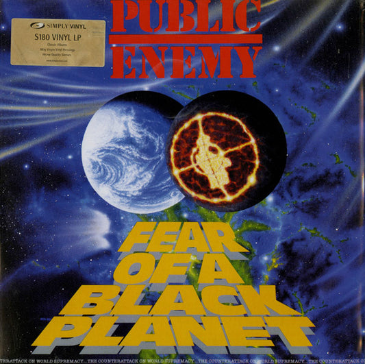 Public Enemy : Fear Of A Black Planet (LP, Album, Ltd, RE, 180)
