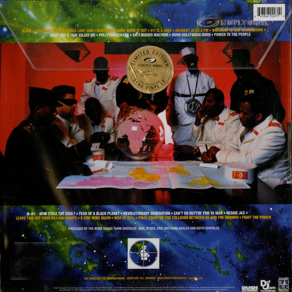 Public Enemy : Fear Of A Black Planet (LP, Album, Ltd, RE, 180)