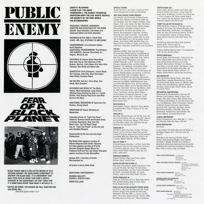 Public Enemy : Fear Of A Black Planet (LP, Album, Ltd, RE, 180)