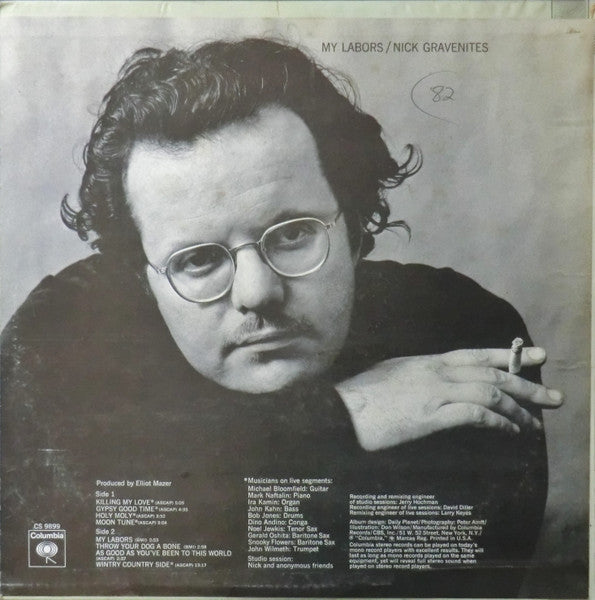 Nick Gravenites : My Labors (LP, Album, Ter)