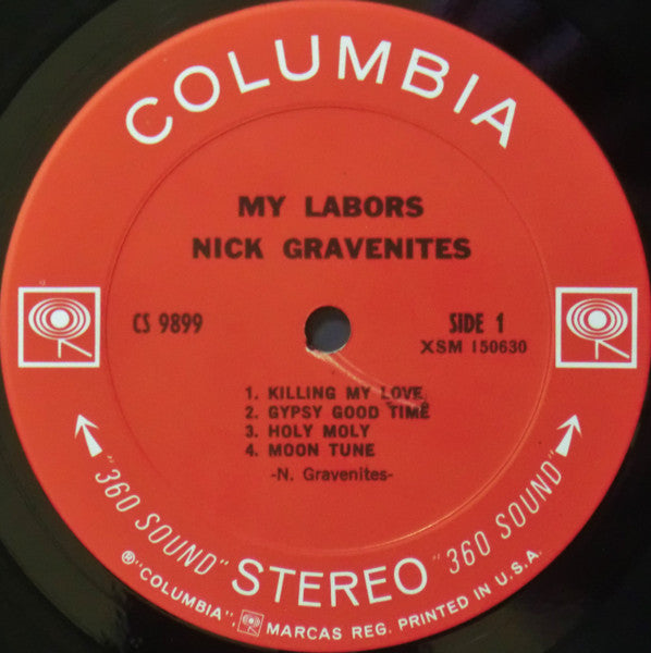Nick Gravenites : My Labors (LP, Album, Ter)