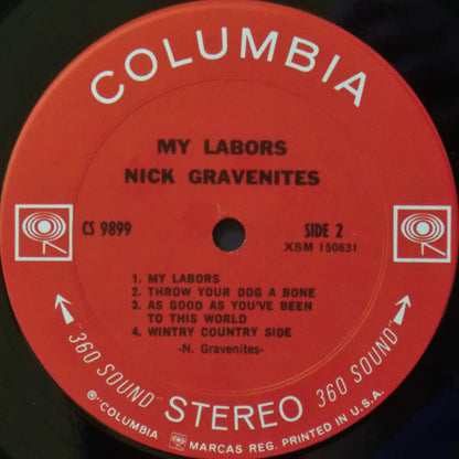 Nick Gravenites : My Labors (LP, Album, Ter)