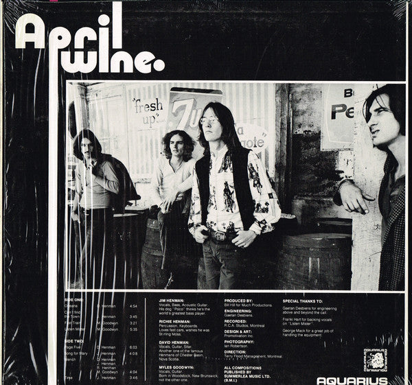 April Wine : April Wine (LP, Album)