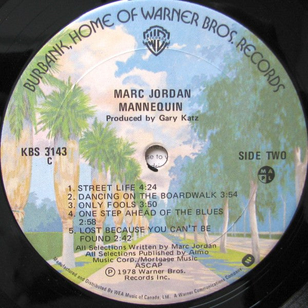 Marc Jordan : Mannequin (LP, Album)