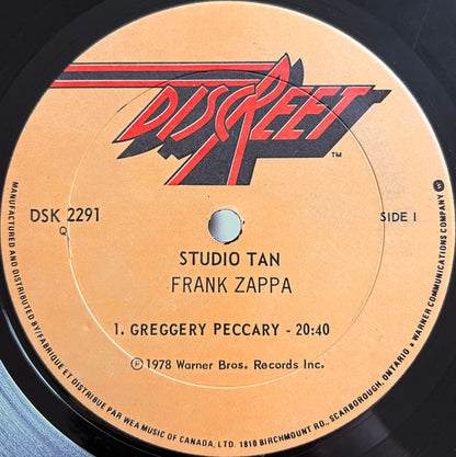 Frank Zappa : Studio Tan (LP, Album)