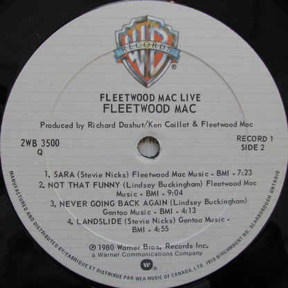 Fleetwood Mac : Fleetwood Mac Live (2xLP, Album, Lar)