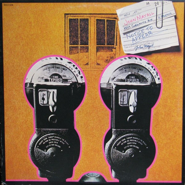 John Mayall : Notice To Appear (LP, Album)