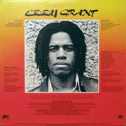 Eddy Grant : Walking On Sunshine (LP, Album, RE)