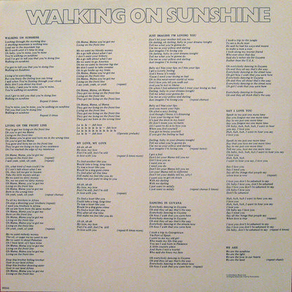 Eddy Grant : Walking On Sunshine (LP, Album, RE)
