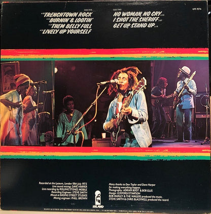 Bob Marley And The Wailers* : Live! (LP, Album, RE)