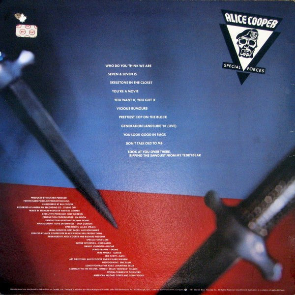 Alice Cooper (2) : Special Forces (LP, Album)