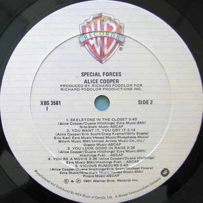 Alice Cooper (2) : Special Forces (LP, Album)