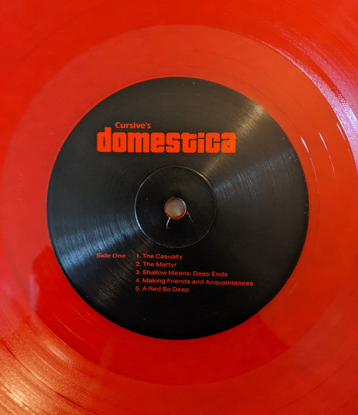 Cursive : Domestica (LP, Album, RE, RM, Red)