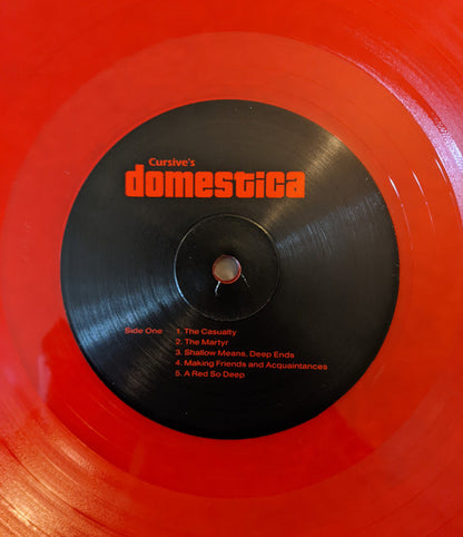 Cursive : Domestica (LP, Album, RE, RM, Red)