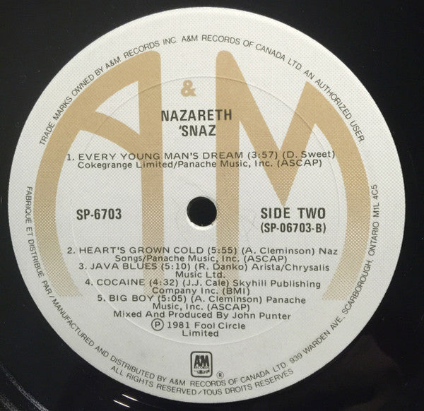 Nazareth (2) : 'Snaz (2xLP, Album)