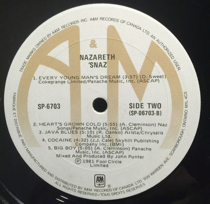 Nazareth (2) : 'Snaz (2xLP, Album)