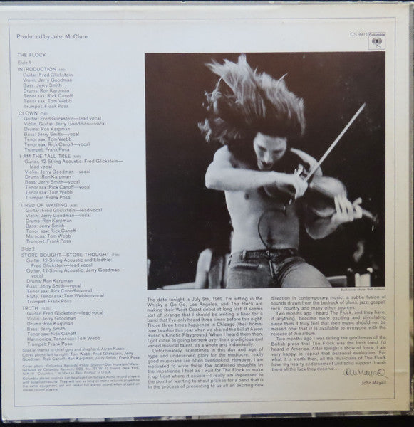 The Flock : The Flock (LP, Album, RE, San)