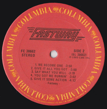 Fastway (2) : Fastway (LP, Album)