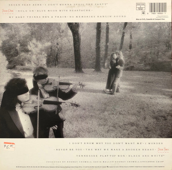 Rosanne Cash : Hits 1979-1989 (LP, Comp)