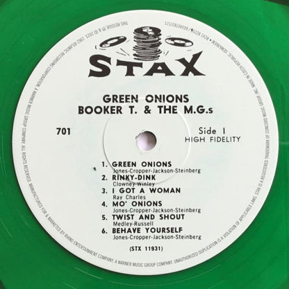Booker T. & The M.G.s* : Green Onions (LP, Album, Mono, Dlx, RE, RM, Gre)
