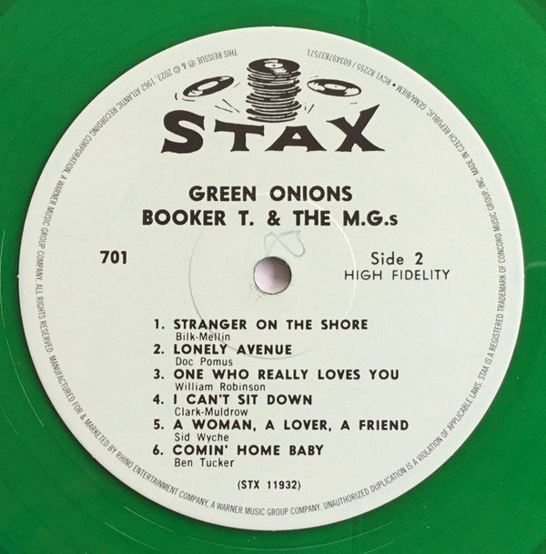 Booker T. & The M.G.s* : Green Onions (LP, Album, Mono, Dlx, RE, RM, Gre)