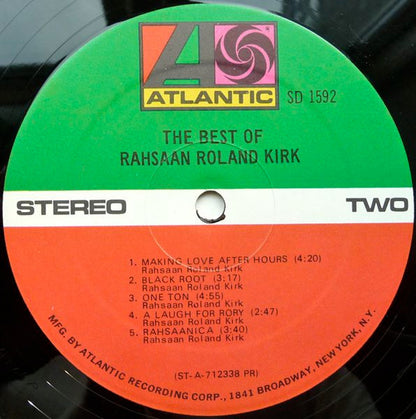 Rahsaan Roland Kirk* : The Best Of Rahsaan Roland Kirk (LP, Comp)