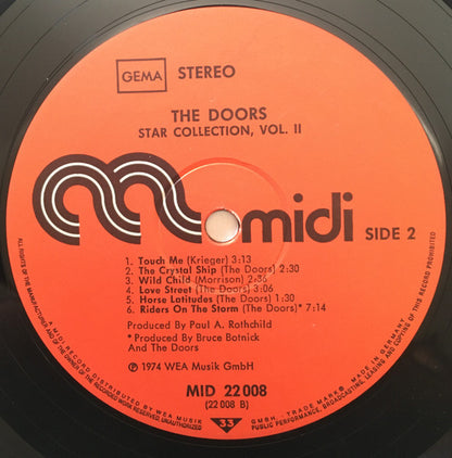 The Doors : Star-Collection Vol.2 (LP, Comp, RE)