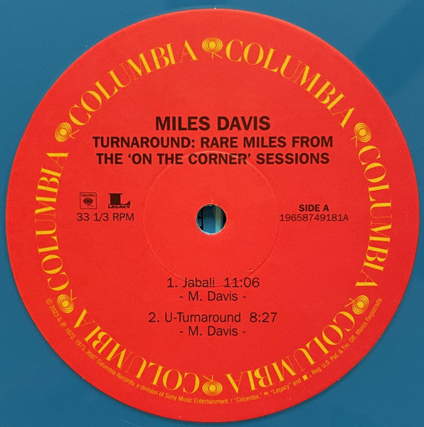 Miles Davis : Turnaround: Rare Miles From The Complete On The Corner Sessions (LP, RSD, Comp, Ltd, Blu)