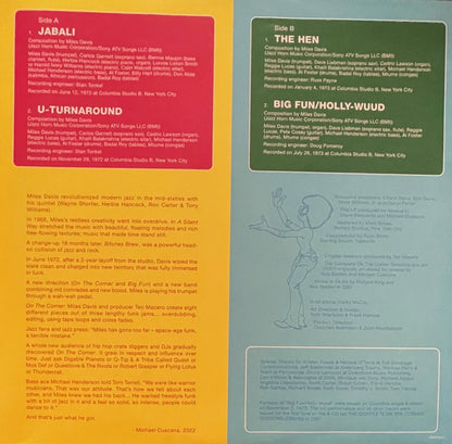 Miles Davis : Turnaround: Rare Miles From The Complete On The Corner Sessions (LP, RSD, Comp, Ltd, Blu)