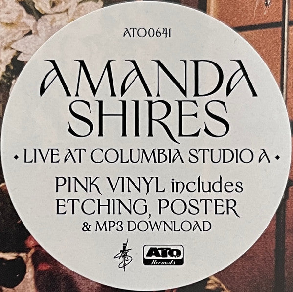 Amanda Shires : Live At Columbia Studio A (12", S/Sided, EP, RSD, Etch, Pin)