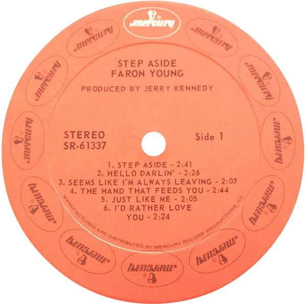 Faron Young : Step Aside (LP, Album)