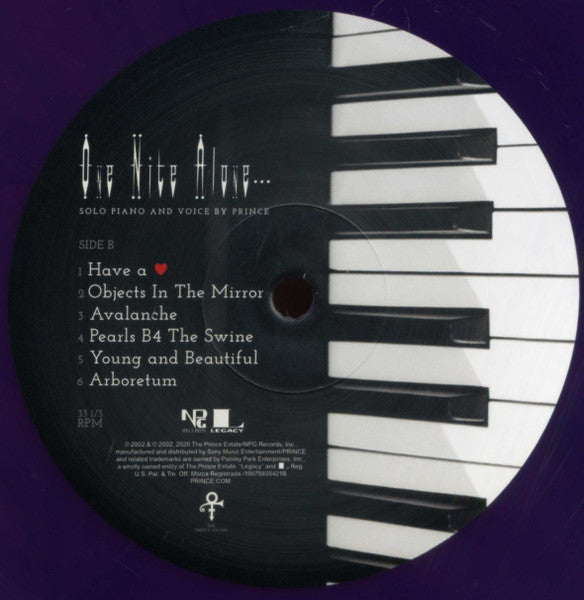 Prince : One Nite Alone... (LP, Album, Ltd, RE, RP, Pur)