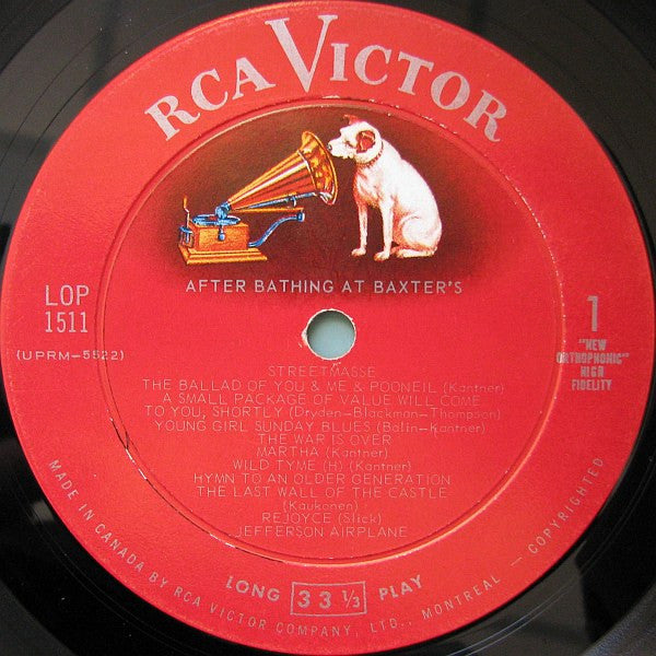 Jefferson Airplane : After Bathing At Baxter's (LP, Album, Mono)