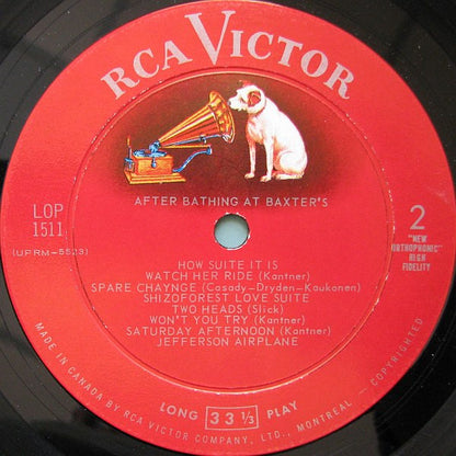 Jefferson Airplane : After Bathing At Baxter's (LP, Album, Mono)