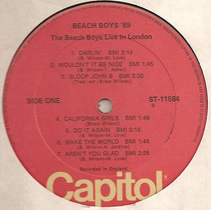 The Beach Boys : Beach Boys '69 (LP, Album, RE)
