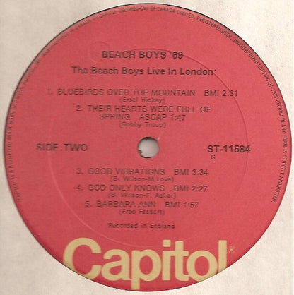 The Beach Boys : Beach Boys '69 (LP, Album, RE)