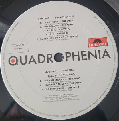 Various : Quadrophenia (Original Soundtrack Recording Of The Who Film) (2xLP, Comp)