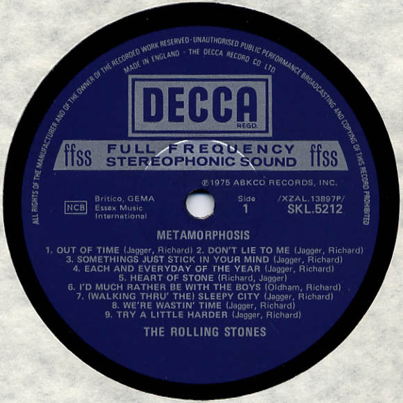 The Rolling Stones : Metamorphosis (LP, Comp)