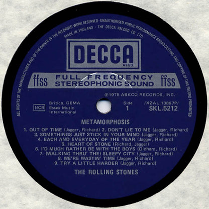 The Rolling Stones : Metamorphosis (LP, Comp)