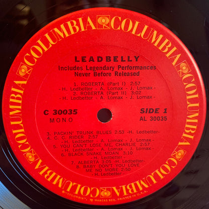 Leadbelly : Leadbelly (LP, Comp, Mono, San)