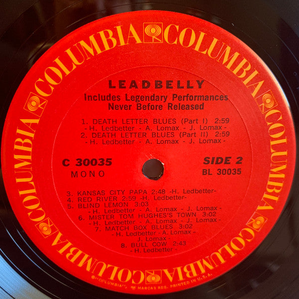 Leadbelly : Leadbelly (LP, Comp, Mono, San)