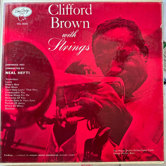 Clifford Brown : Clifford Brown With Strings (LP, Album, Mono, RP)