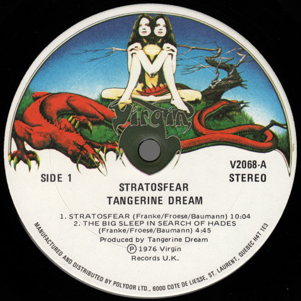 Tangerine Dream : Stratosfear (LP, Album, Gat)
