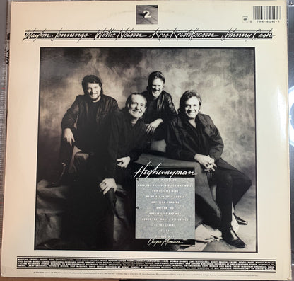 Waylon Jennings, Willie Nelson, Johnny Cash, Kris Kristofferson : Highwayman  2 (LP, Album, Car)