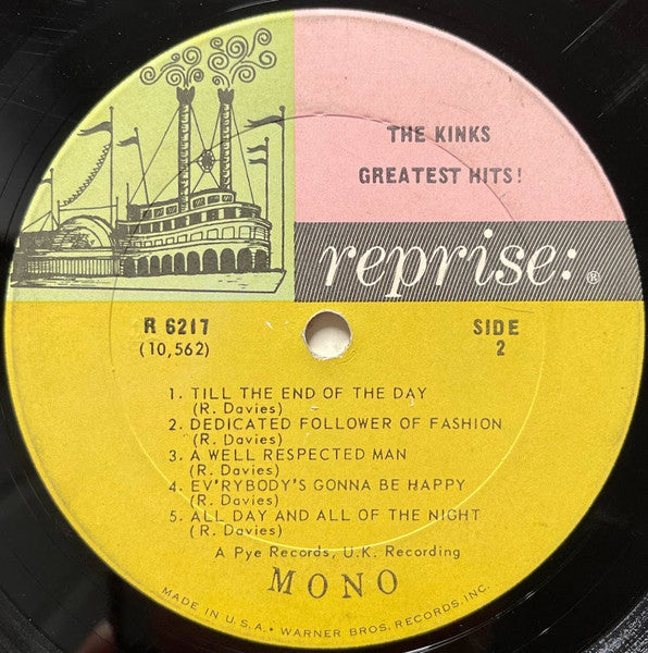 The Kinks : The Kinks Greatest Hits! (LP, Comp, Mono, Pit)