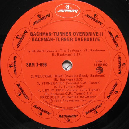 Bachman-Turner Overdrive : Bachman-Turner Overdrive II (LP, Album, Red)