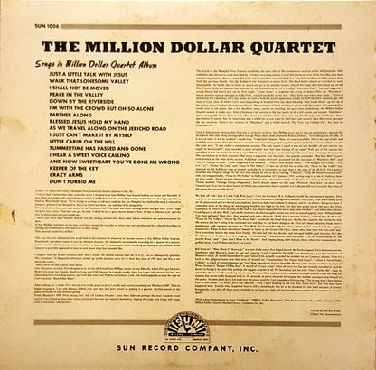 The Million Dollar Quartet : The Million Dollar Quartet (LP, Album)