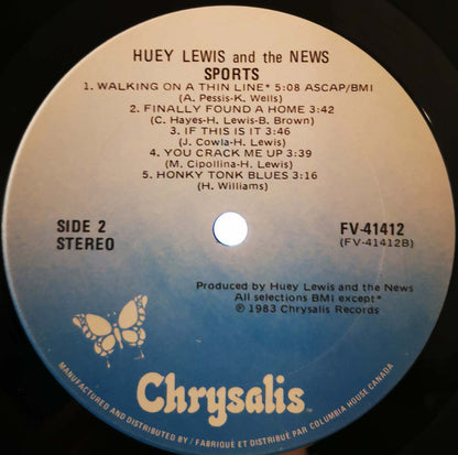 Huey Lewis And The News* : Sports (LP, Album, Club)
