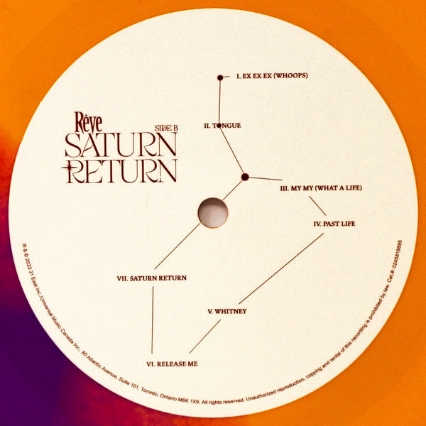 Rêve (3) : Saturn Return (LP, Ltd, Red)