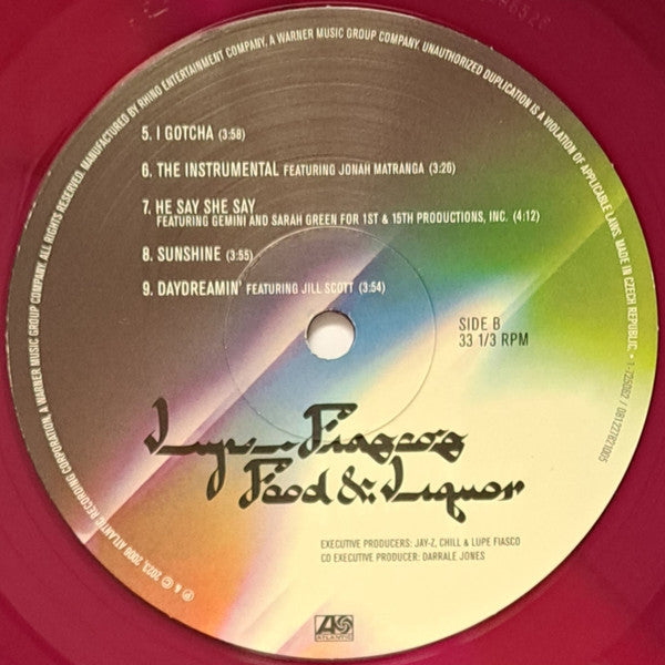 Lupe Fiasco : Lupe Fiasco’s Food & Liquor (2xLP, Album, Club, RE, Pur)